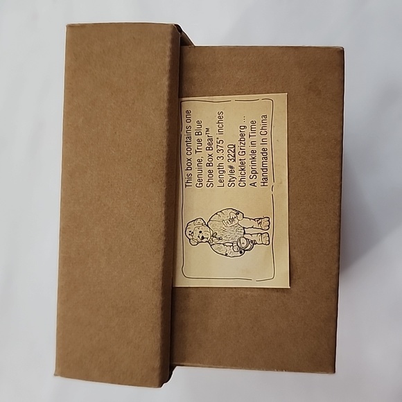 BNIB Boyds Bears The Shoe Box Bears Chicklet Grizberg A Sprinkle In TimeFigurine - Picture 15 of 16